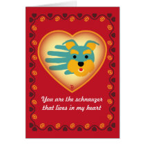 Valentine's Schnauzer Card