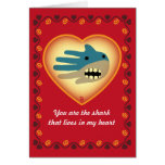 Valentine's Shark card