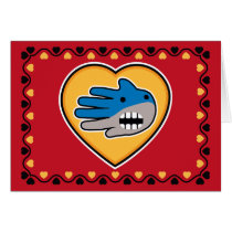 Valentine's Shark card