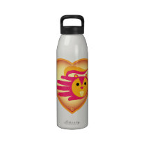 Valentine's Squirrel bottle Reusable Water Bottles
