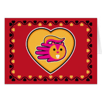 Valentine's Squirrel card
