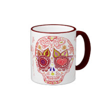 Valentines Sugar Skull Love Mug