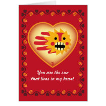Valentine's Sun card