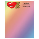 Valentine's Teddy Bear Letterhead