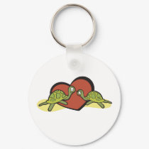 Valentines Turtle Love keychains