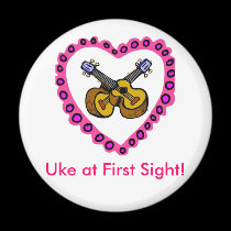 Valentine's Ukulele magnets