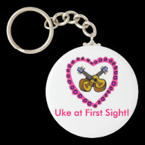 Valentine's Ukulele keychains