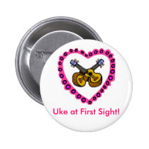 Valentine's Ukulele buttons