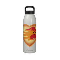 Valentine's Unicorn bottle Water Bottle