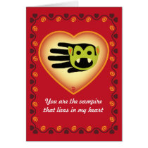 Valentine's Vampire Card