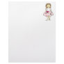 Valentines Wedding Flower Girl Letterhead Design