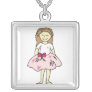 Valentines Wedding Flower Girl Necklaces