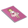 Valentines Wedding Flower Girl Spiral Notebook