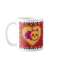 Valentine's Yorkshire Terrier mug