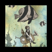 Valenzia and Her Angelfish Racer magnets