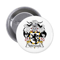 Valenzuela Family Crest Button