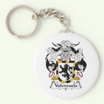 Valenzuela Family Crest Keychain