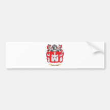 Valera Family Crest (Coat of Arms) Bumper Sticker