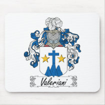 Valeriani Family Crest Mousepad