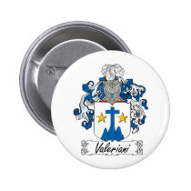 Valeriani Family Crest Button