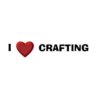 valheart1, I, CRAFTING zazzle_bumpersticker