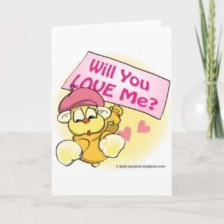 Valine, Will You Love Me? card