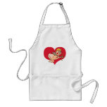 Valintine cupid aprons