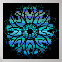 Valium Pane Midnight Print