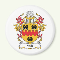 Valk Family Crest Magnet