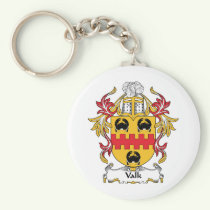 Valk Family Crest Keychain