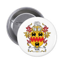 Valk Family Crest Button