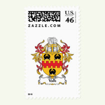 Valk Family Crest Stamps
