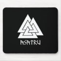 Valknut Asatru Mousepad