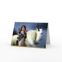 Valkyrie Greeting Card RPG Online Game