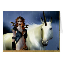 Valkyrie Greeting Card RPG Online Game cards