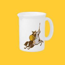 Valkyrie Riding Horse Retro pitchers