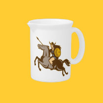 Valkyrie Riding Horse Retro pitchers