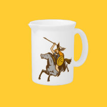 Valkyrie Riding Horse Retro pitchers