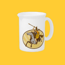 Valkyrie Riding Horse Retro pitchers