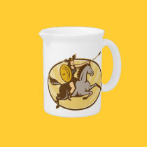 Valkyrie Riding Horse Retro pitchers