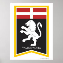 Valle D'Aosta Italy Region Poster