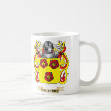 Vallentine Family Crest (Coat of Arms) Coffee Mug