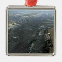 Valles Marineris, the Grand Canyon of Mars Christmas Tree Ornament