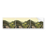Valley and railway, Hollenthal, Black Forest, Bade Bumper Stickers