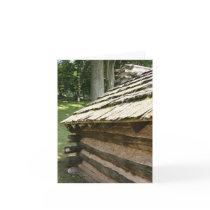 Valley Forge Huts Notecard