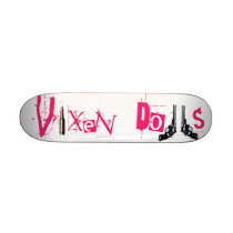 Valley of the Vixen Dolls Logo skateboards