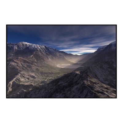 Valley Print by Chudus