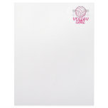 valley volley girl volleyball design letterhead