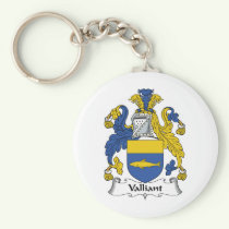 Valliant Family Crest Keychain