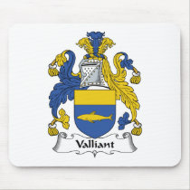 Valliant Family Crest Mousepad